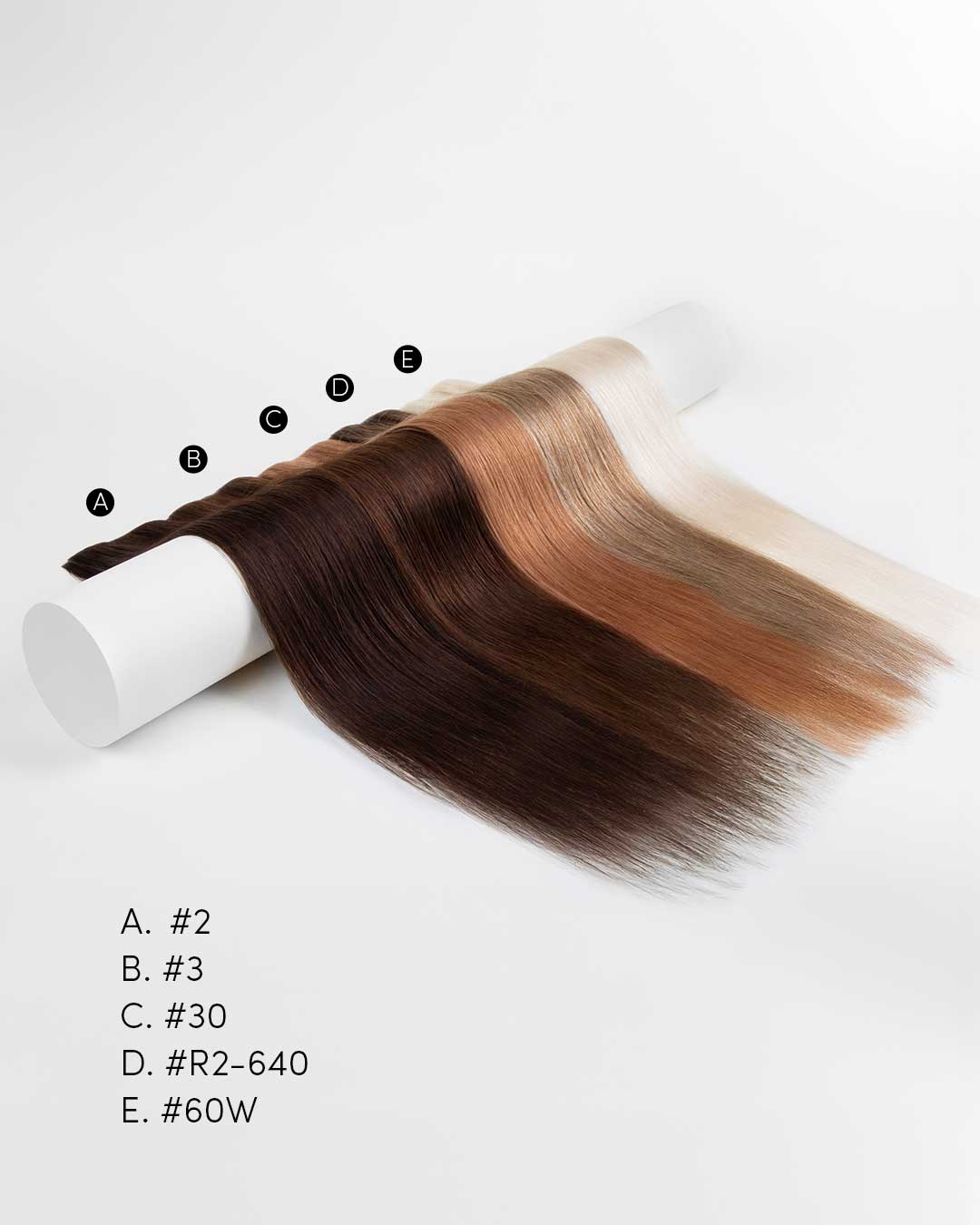 Naked 6 Clip-In Set (6 Pieces) | 18" Straight - Image 3